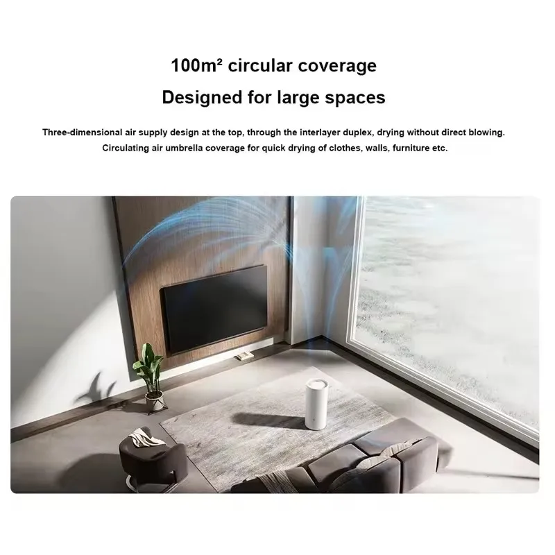 For xiaom Mijia smart dehumidifier 50L fast dehumidification negative ion purification cycle coverage