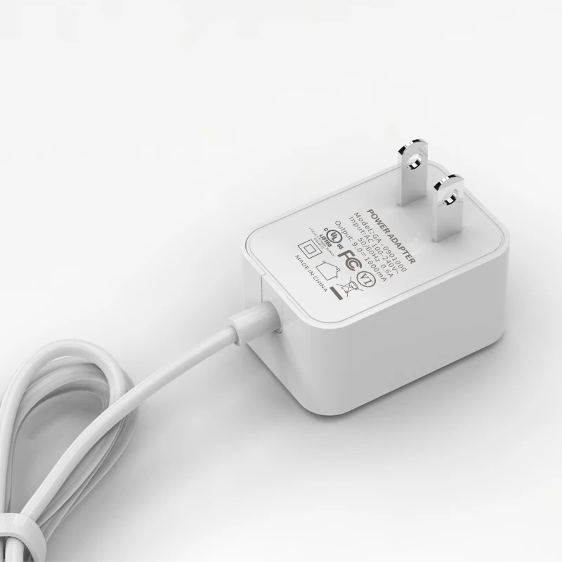 
9V 1A American Standard UL certification High quality power adapter FCC certified US 9W switching power supply adapter 