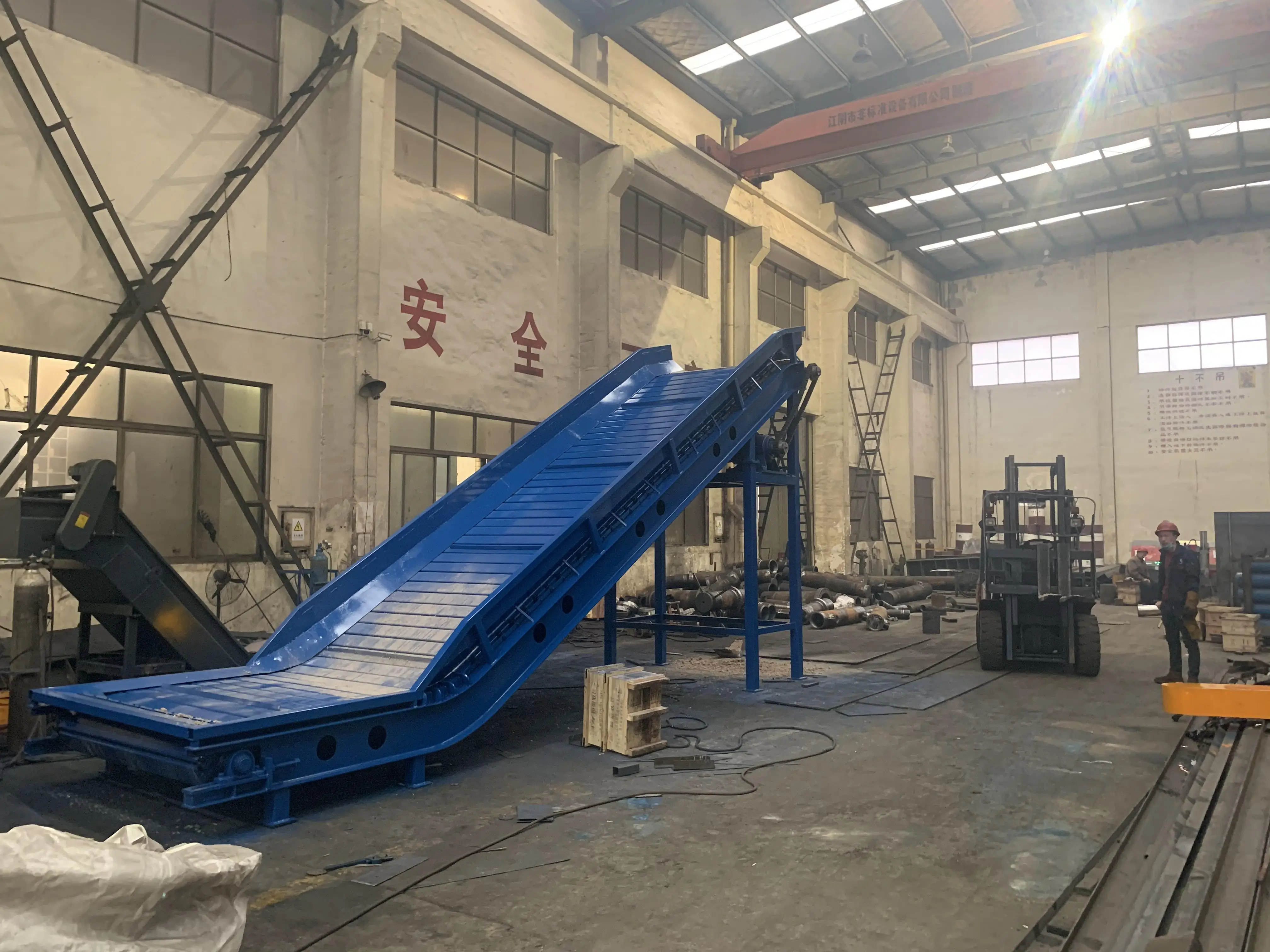 EPA-80 Horizontal Automatic Waste Cardboard Compress Baler Hydraulic Baling Press Machine