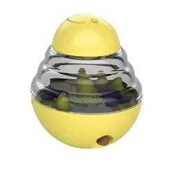 Корм для животных, ПЭТ стакан медленная кормушка дозатор для еды мяч игрушка безопасного кормления утечки еда стакан игрушка умные веселые игрушки