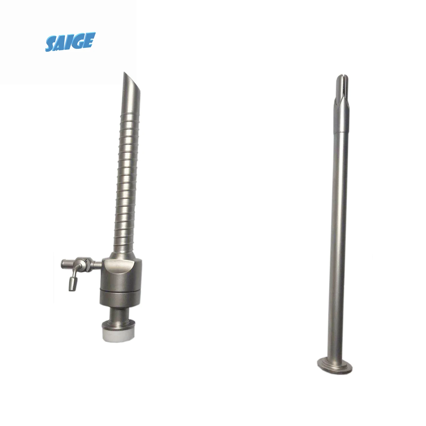 Abdominal surgical instruments/ Surgical spiral laparoscopy trocar with safety device