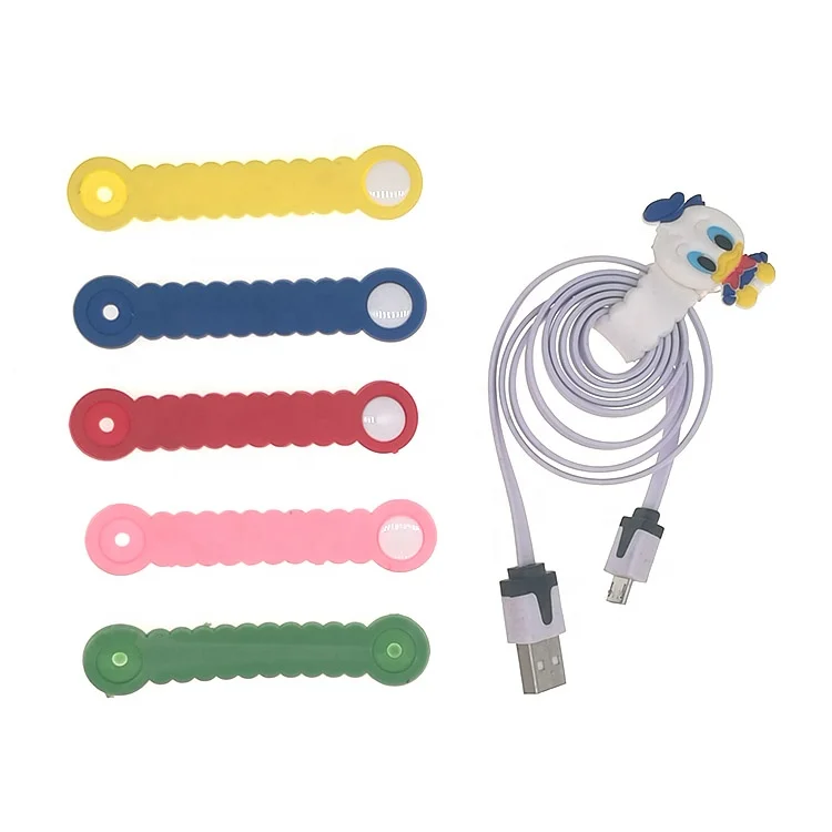 New Arrival Animal  PVC Charger Wire Management Cable Cord Organizer Cable  Phone Charger Cable winder