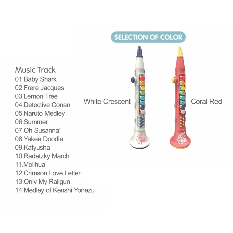 
2020 new wind instruments can be played clarinet electronic music toys for children 