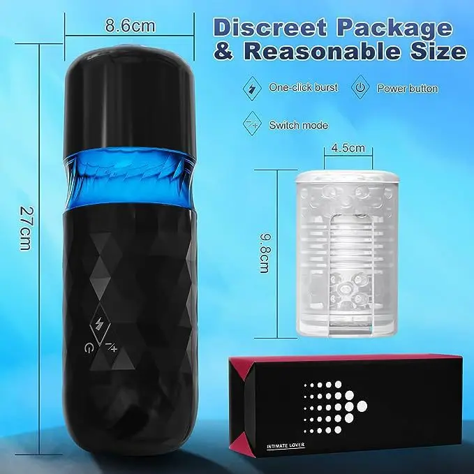 electric male masturbator machines thrusting rotating hands free adult pocket pussy stroker penis pump sex toys for men
