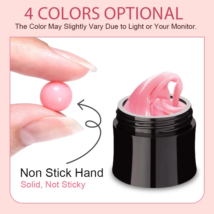 High strong  long lasting Private labels soak off camouflage builder nail extension uv gel