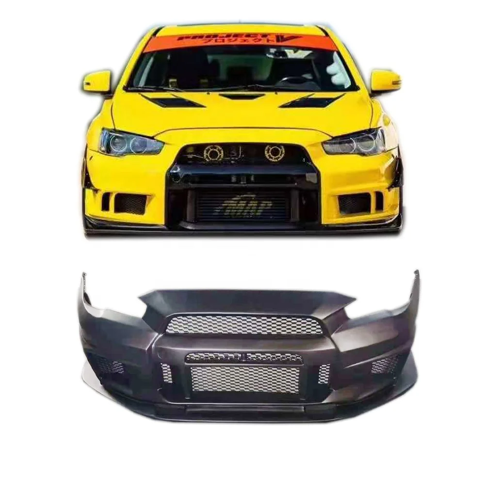 Автомобильный кузов для 2009-2015 Mitsubishi Lancer сменный на GTR передний бампер Varis задний боковые юбки пластмассовый