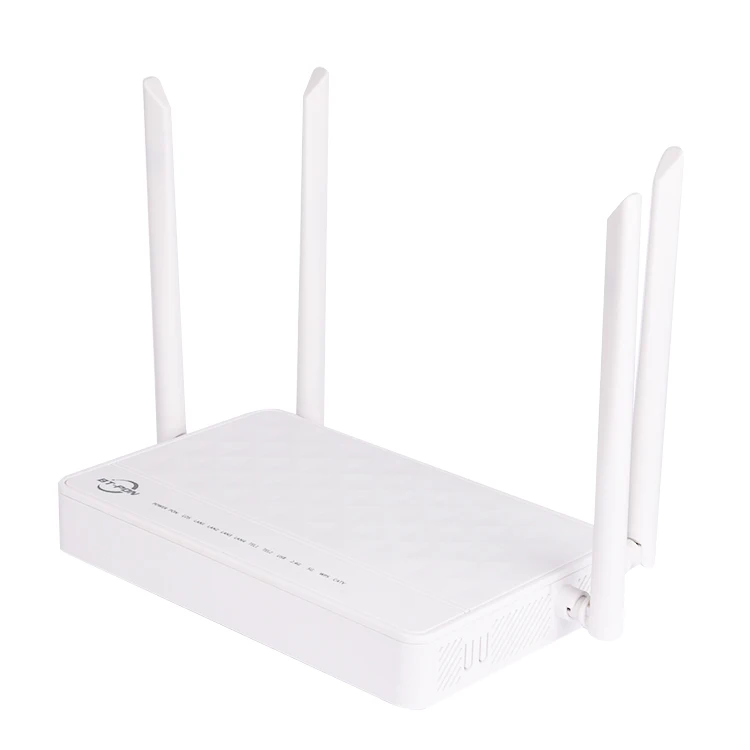 Dual Band gpon wifi router xpon gepon customized ports 5dBi 4 antennas CATV ONU same function as HS8145V HG8546V GEPON XPON ONU