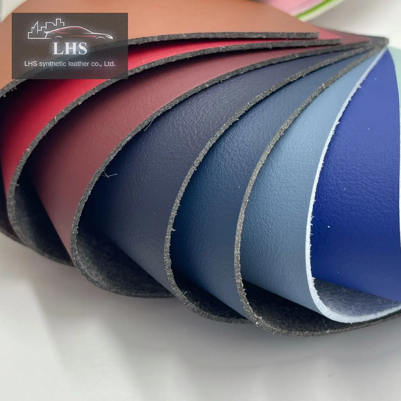 High-quality synthetic nappa leather 1.2mm ultra-thin scratch-resistant material soft  leather suitable for car seats.