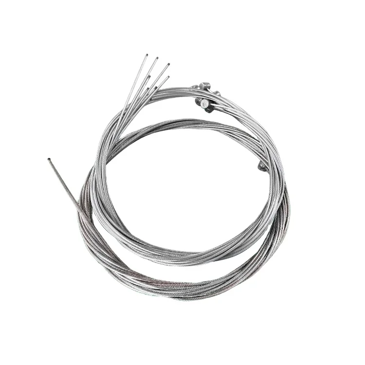 Road Bike MTB Bike Bicycle Brake Line Shift Shifter Gear Brake Cable Sets Core Inner Wire Silver Steel Speed Line