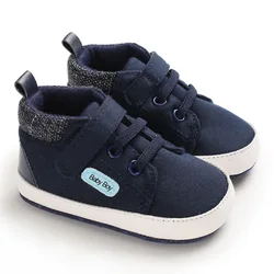 Hot selling cheap cotton soft sole breathable shoes 0 18 months Cool boy baby boy infant shoes