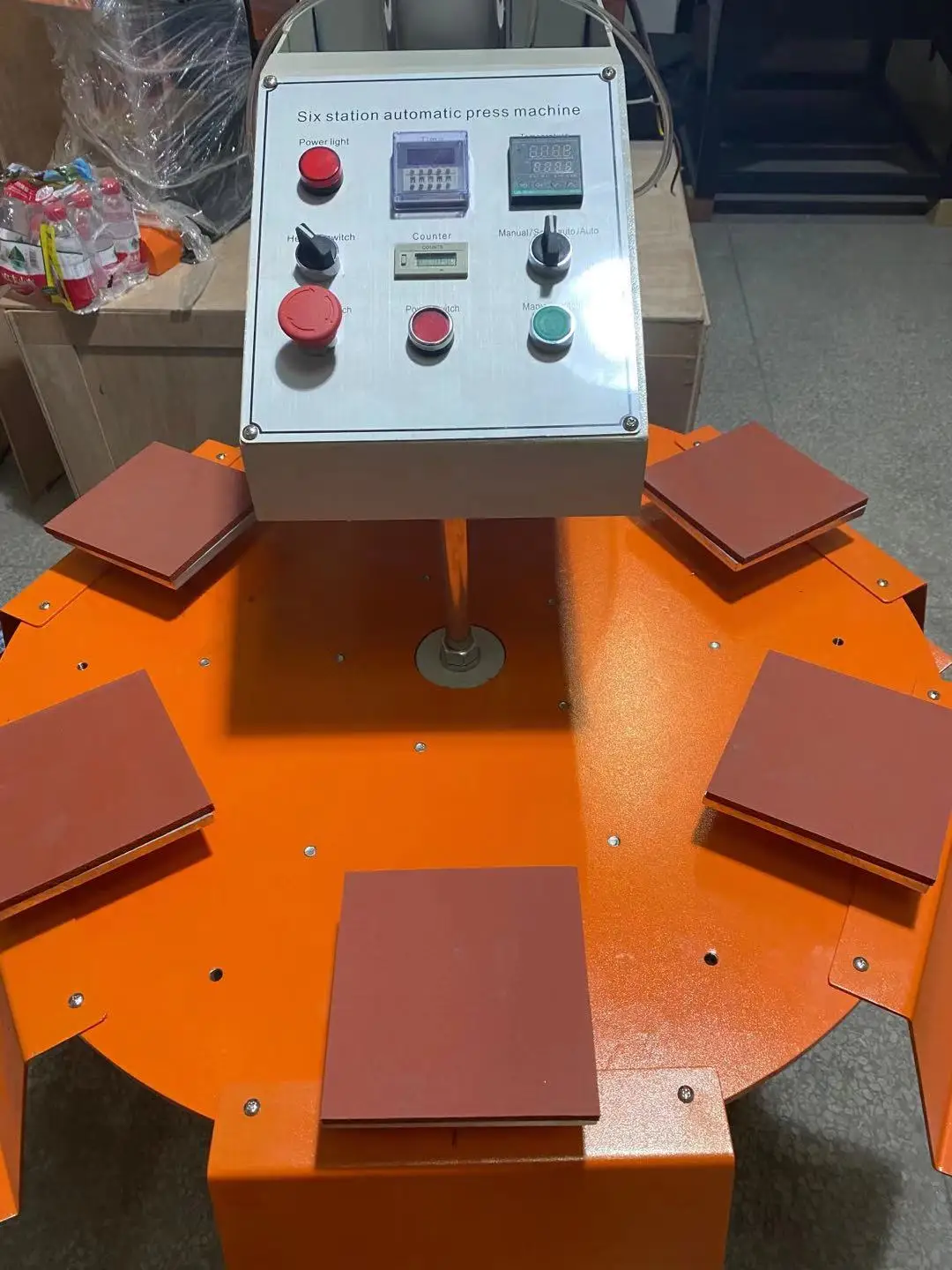 Rotary t shirt printing machine 10x10cm 15x15cm 20x20cm