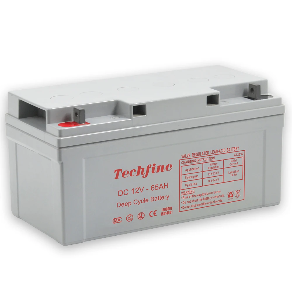 12V 65ah 200ah 250ah Lead Acid Batteries Deep Cycle  Battery Solar Battery for Solar Panels