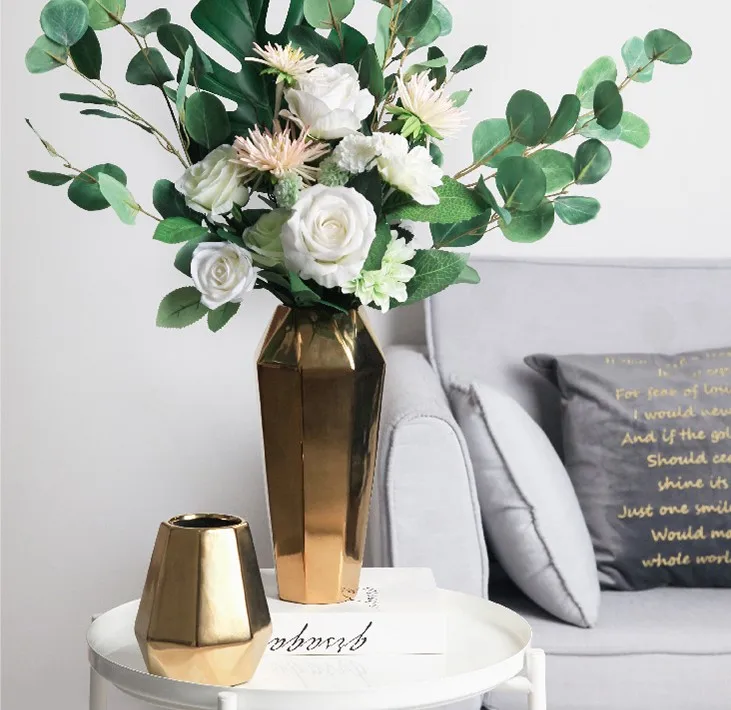  Retail modern fancy ceramic decoration flowers vase