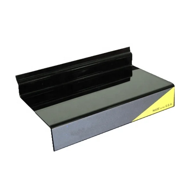Injection molding retail store acrylic slatwall shoe display shelf,shoes display wall shelf