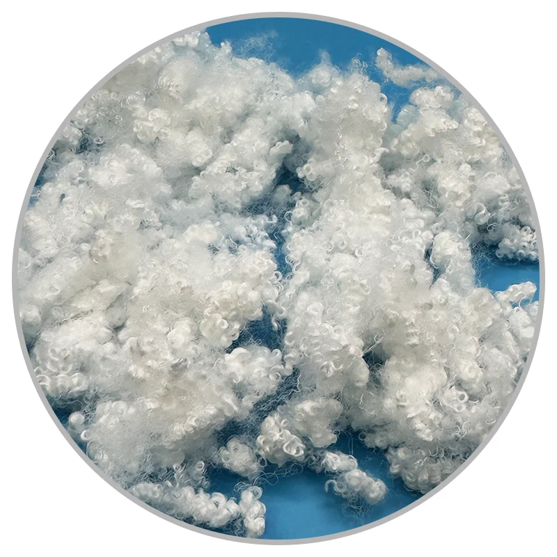 High performance 51mm Hollow Conjugate silicone hcs Polyester Staple Fiber psf for wadding