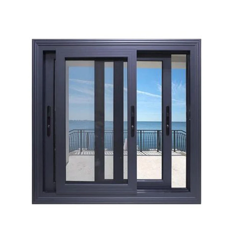 JBDhome Sliding Glass Office Reception Windows Customized Waterproof Aluminum glass Sliding Windows Tempered