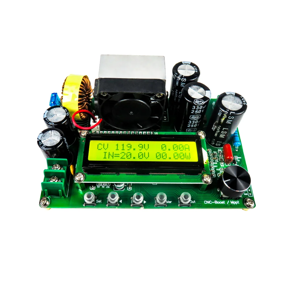 DPX800S DC-DC NC CV CC Booster Module CNC Boost 12V~120V 0-15A Adjustable MPPT Constant Voltage Current Module