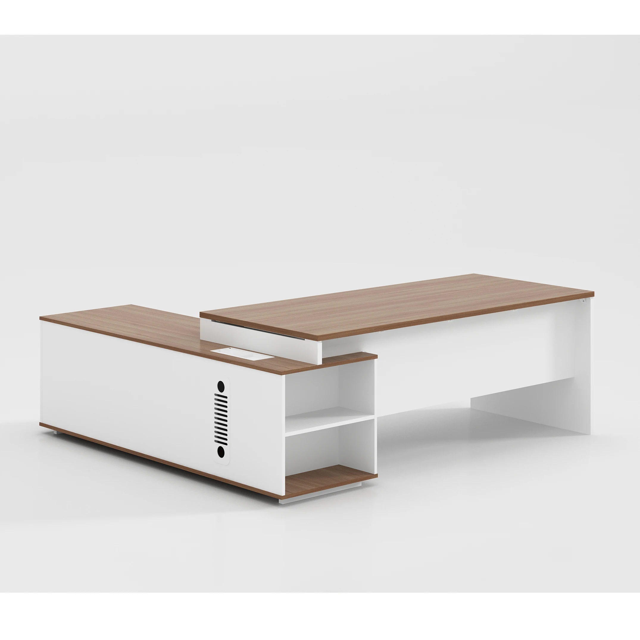 Greenfield  Furniture l Shaped Office Computer Eexcutve Desks With Storage GR-AN