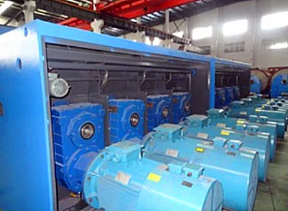 
rod breakdown drawing machine for two aluminium alloy wires with individual motor 