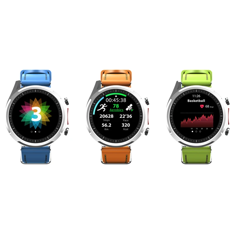 New Smart Sport GPS Watch  1.2inch  Screen 320mAh Heart Rate Monitor Smartwatch For Women