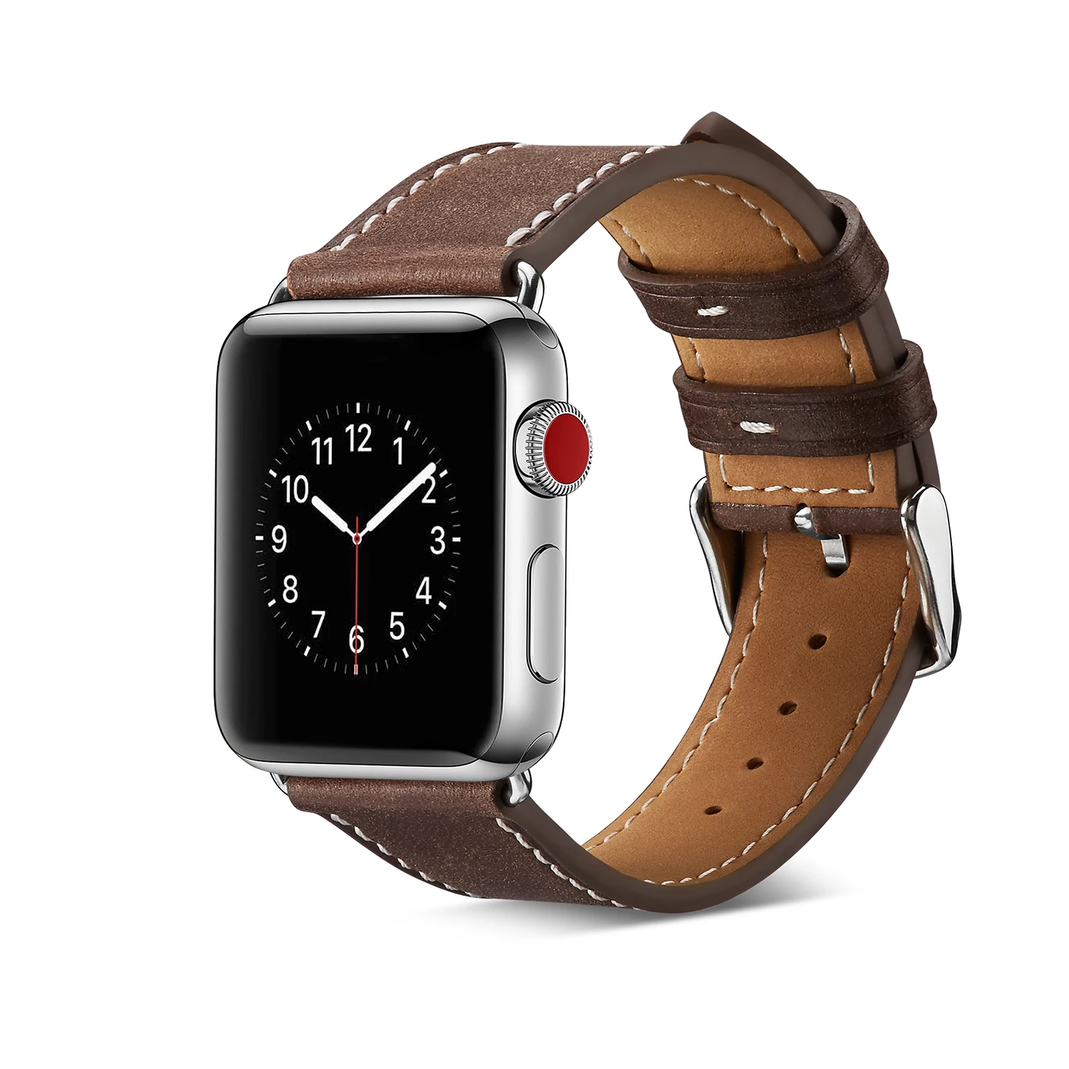 2020 Apple Iwatch Vintage Leather Watch Strap Kit 38mm 40mm 42mm 44mm Genuine Leather Smart Apple Watch Band For Men