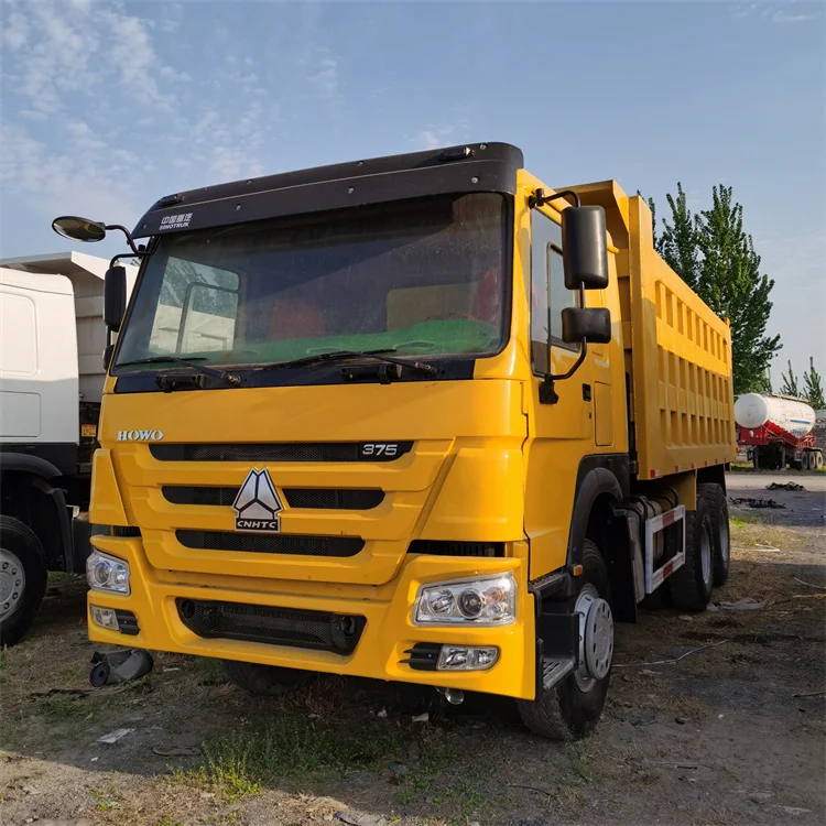 Used sinotruk howo 12 wheels dump tipper truck price