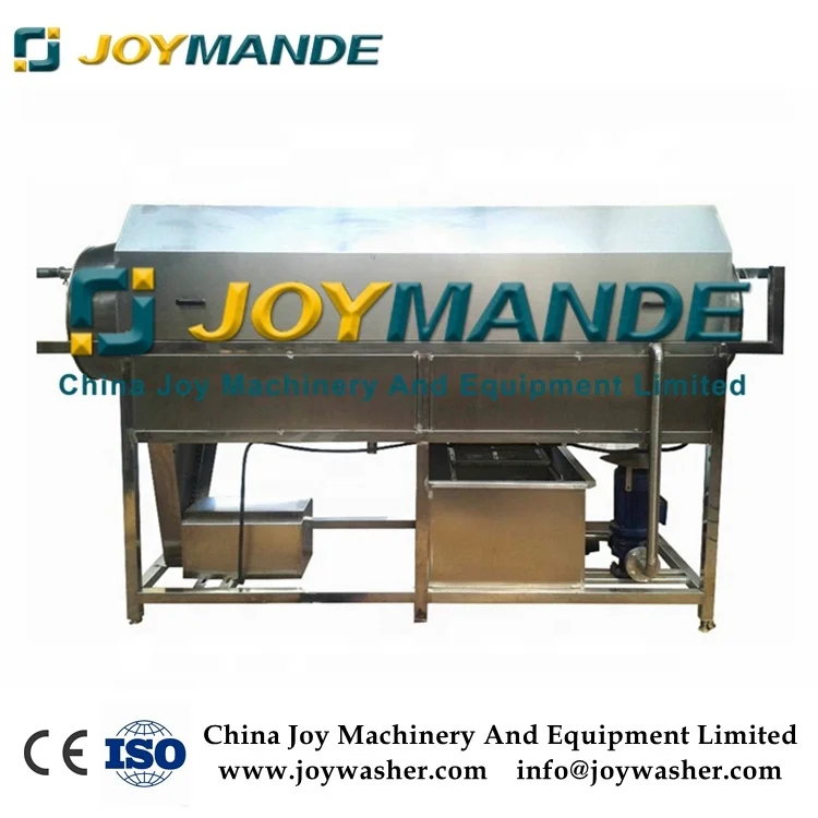 Vegetable fruit seafood Gross roll Bubble drum cleaning/washing/purifying machine