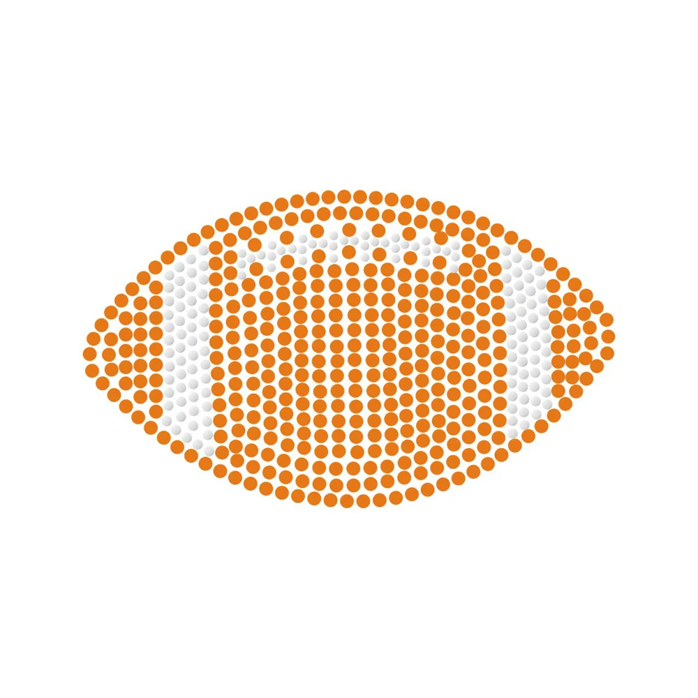 Rhinestone Transfer Basketball Sport Design Rhinestone Pattern Wholesale Custom Motifs Rhinestone Transfer Hot Fix Transfer