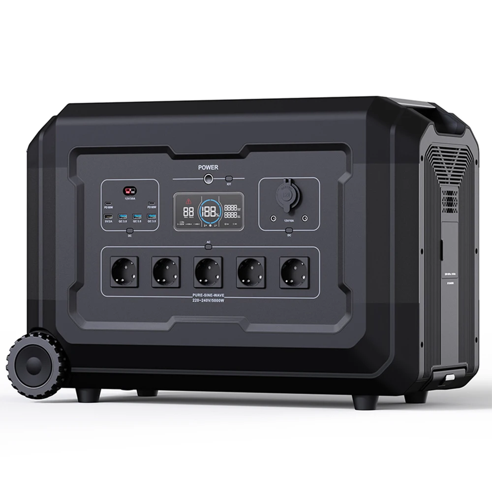 China Wholesale Portable Solar Energy System Backup Powerstation 5KW Off Grid Power Station Solar Generator
