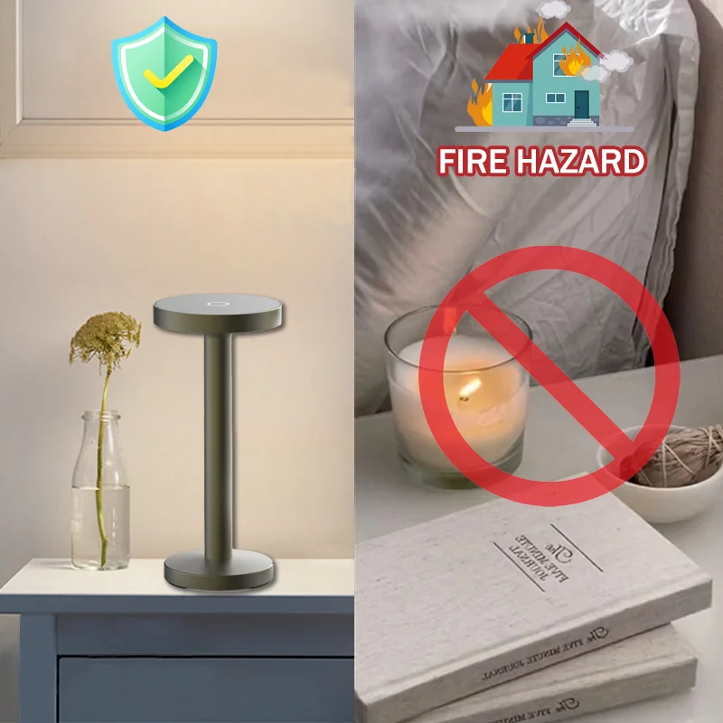 Golden Best Selling Touch Dimming Multi-function Led Designer Simple Design Rechargeable Led Table Lamp