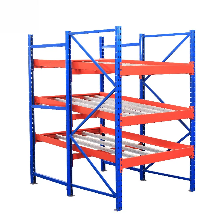 2023 competitive advantage rack High quality warehouse storage steel warehouse shelving pallet flow rack
