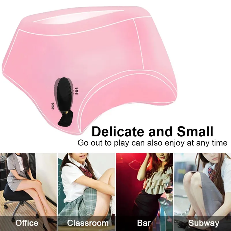 Seksfun App Vaginal Anal Toy Wearable Remote Controlled Vibrator Bluetooth Butt Plug For Women