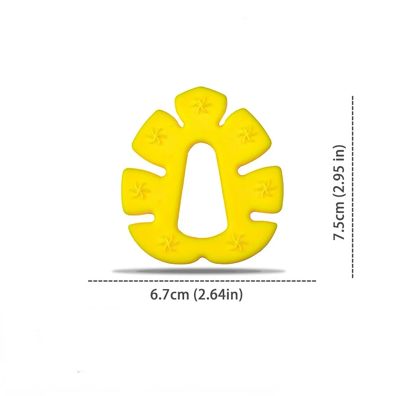 Food Grade Bpa Free Chewable Educational Animal Cognition Baby Teethers Silicone Teether