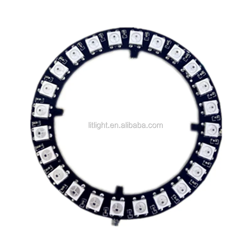 prgrammable built-in IC WS2812 SK6812 5050 smd led panel light RGB RGBW headlight led angel eyes ring 30mm 70mm 90mm 150mm 170mm