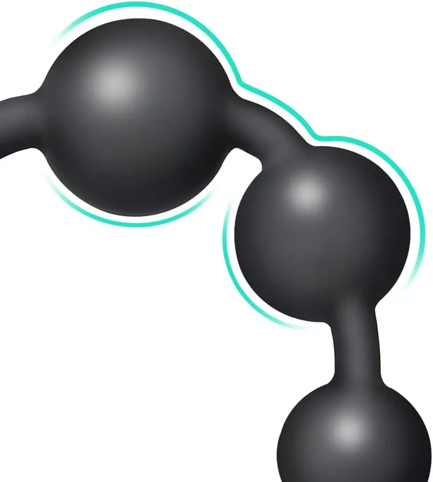 Silicone Vagina Balls Silicone Beads Butt Plug-Flexible Chain Sex with Different Size Balls Prostate Massage Trainer Plug