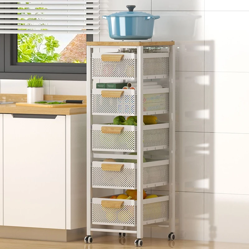 salon hand cart tool makeup case carts kitchen beauty hand manicure trolley wheels Fruit vegetable storage basket drawer