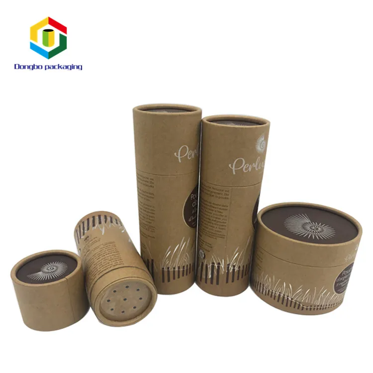 Manufacturer Custom Cosmetic Biodegradable Makeup Compact Powder Case Paper Container