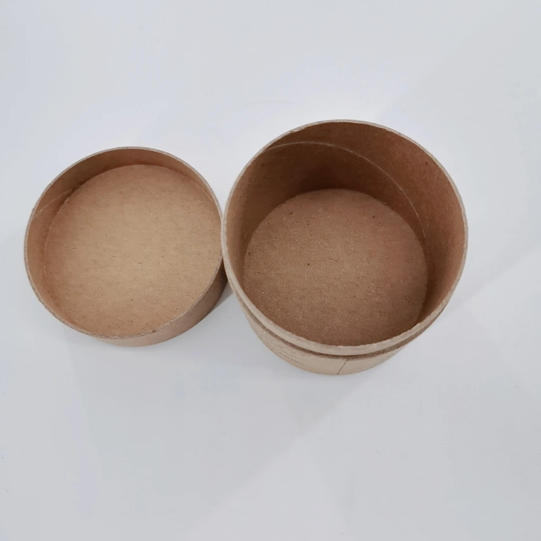 Custom logo wholesale biodegradable paper container body cream jar cosmetic compact