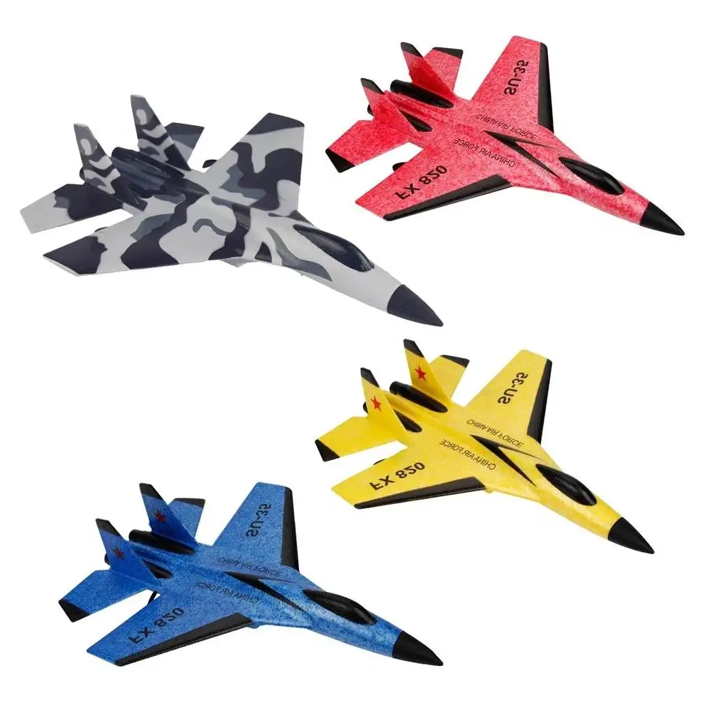 FX820 RC SU-35 2.4G Airplane Remote Control Toys 2CH EPP Foam Flying Fighter Rc Glider Plane Toy
