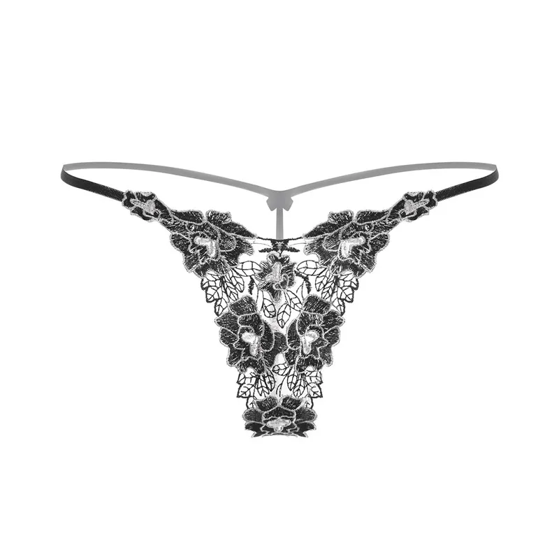 Wholesale  Panty Love Sexy Lace Lady Model Open Crotch Micro Thong