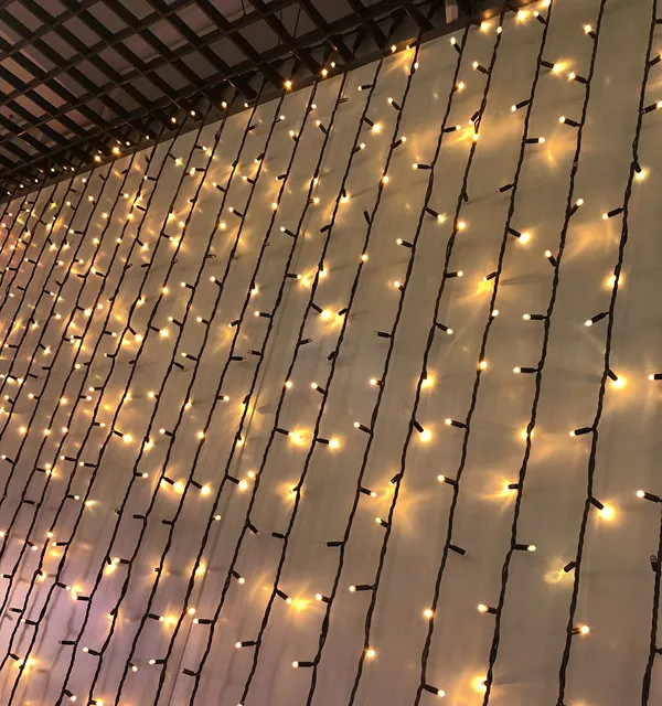 The outside patio string light   Christmas  Ambient decoration IP65  Flashing outdoor waterproof   led String Light