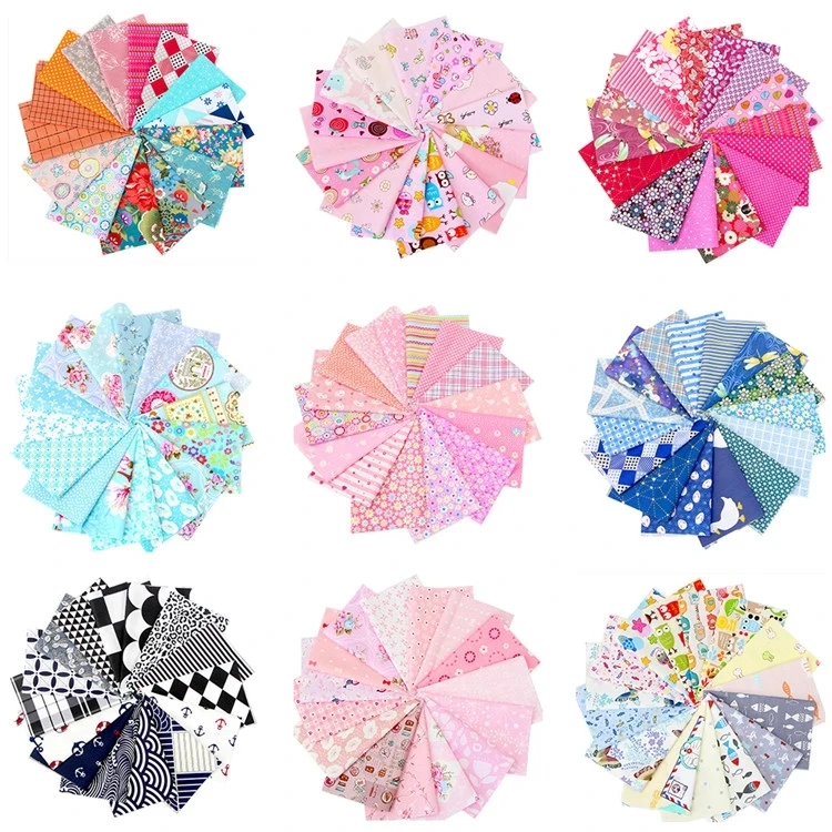 
Wholesale 15pc/Lot 20*25cm 100% Cotton Baby Fabric DIY Patchwork Fabric For Mask 