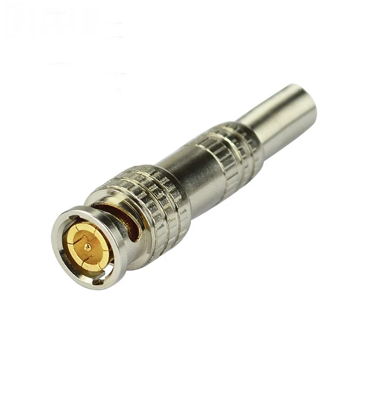 2018 Hotsell Price RG58 RG59 Plug welding male fast F wire CCTV Coaxial Cable RG6 2 pin Connector BNC