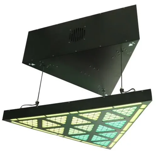 Kinetic Light control by dmx triangle panel led kinetic light for bight club any discos