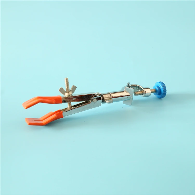 Two-jaw Lab Chemical Burette Clamp Multi-Purpose Small style Flask Clamp for Fix Condensate Tube Hold The Flask