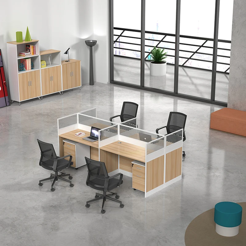 office partition table Staff Cubicle workstation desk commercial Office Furniture set modular office table Bureau de travail
