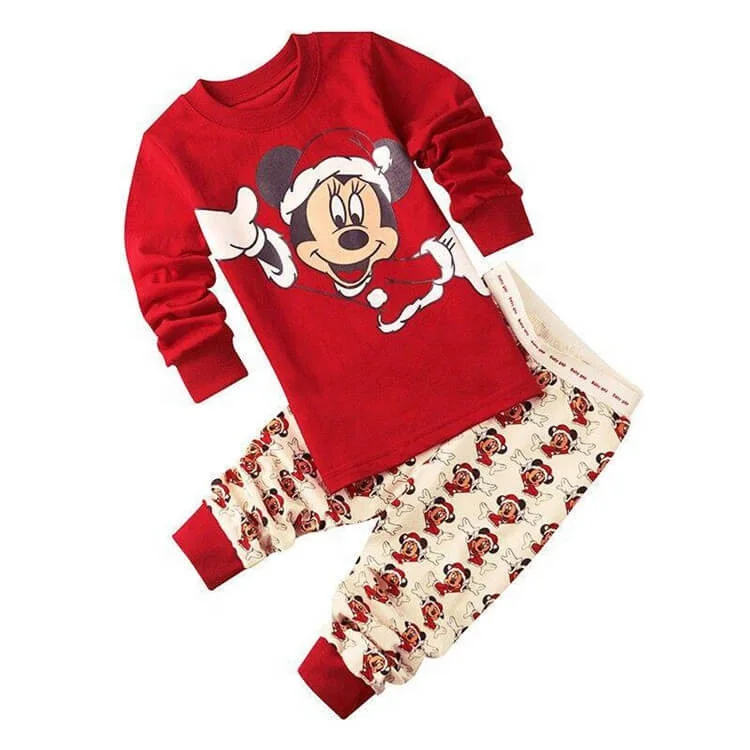 
Wholesale Winter Christmas festival design long sleeve baby matching outfit boys or girl outfit Christmas Pajamas 