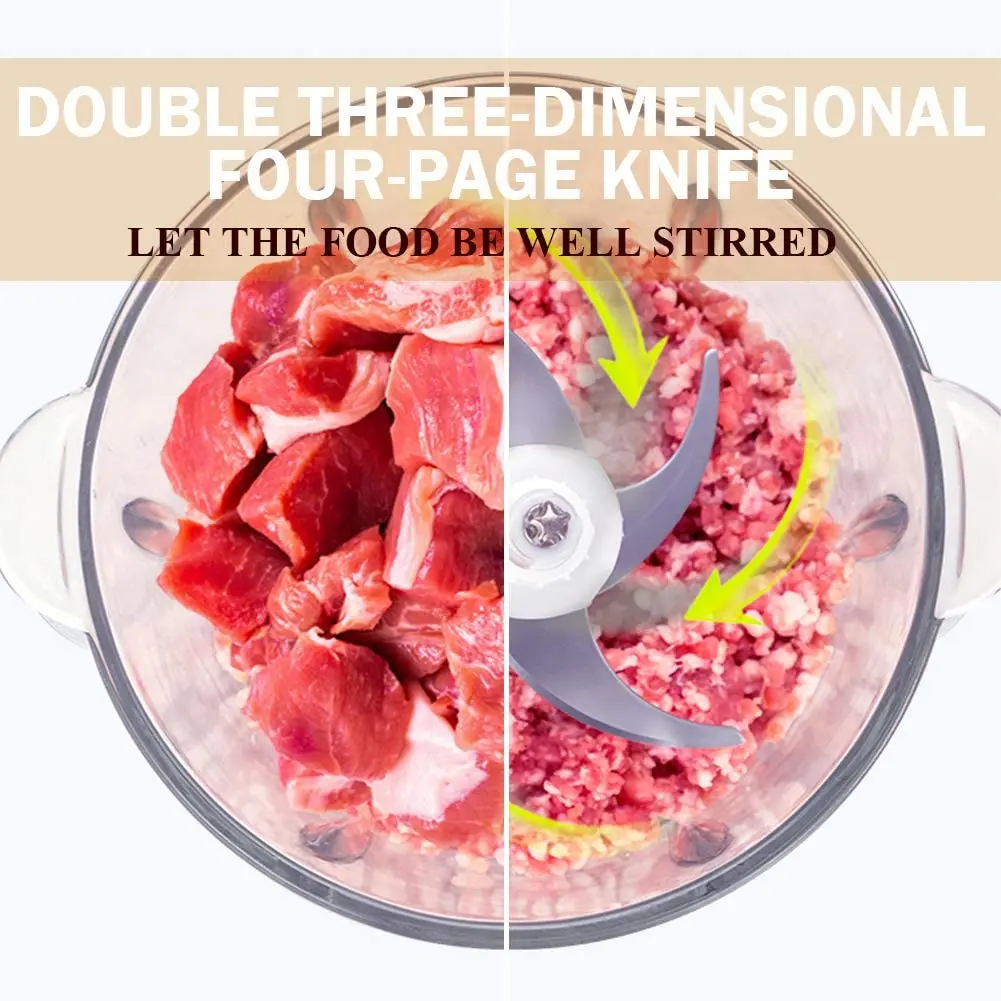 2L Universal Household Portable Glass Blender commercial food processor professional Meat Grinder