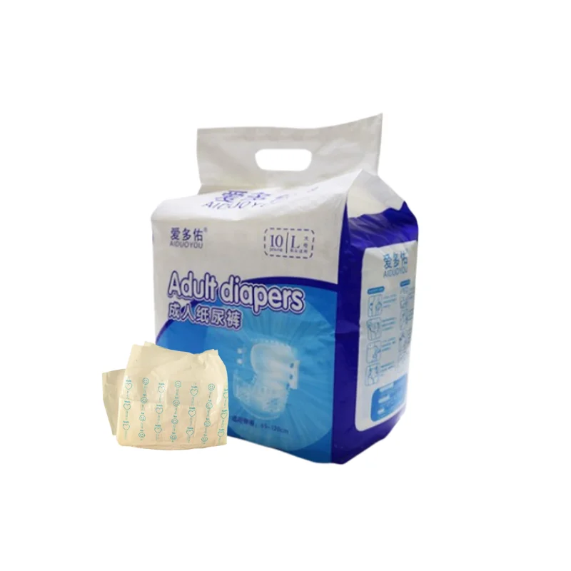 Dry surface care  disposable adult diaper  thick cheap printed adult diaper for men and women