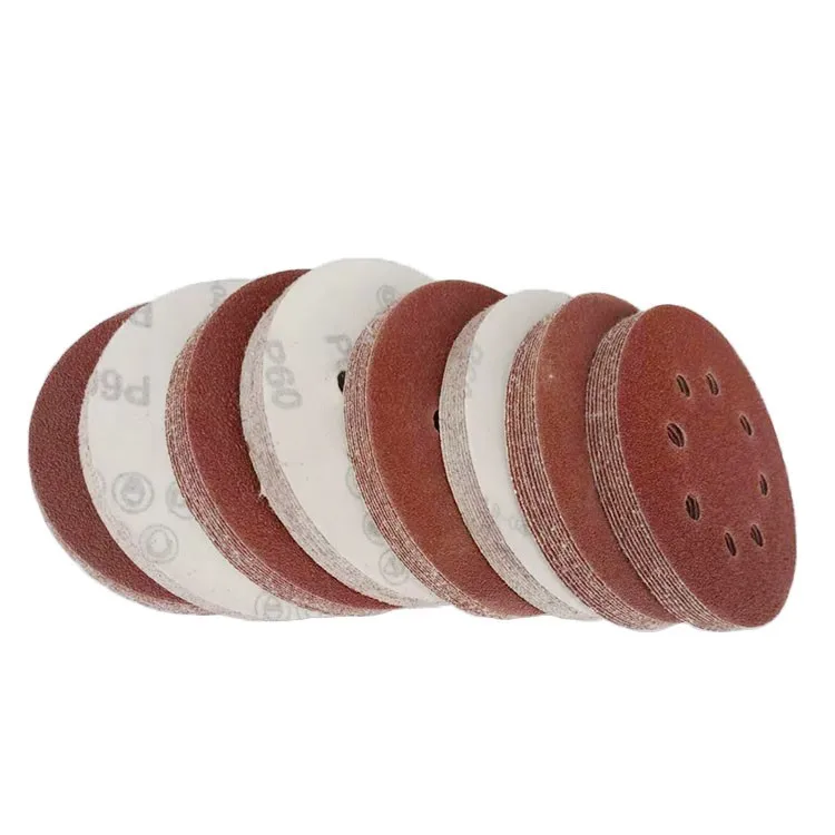 Hook and Loop 8 holes Sandpaper for Wood and metal Sanding